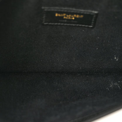 Saint Laurent Grain De Poudre Uptown Pouch Black 5 of 7