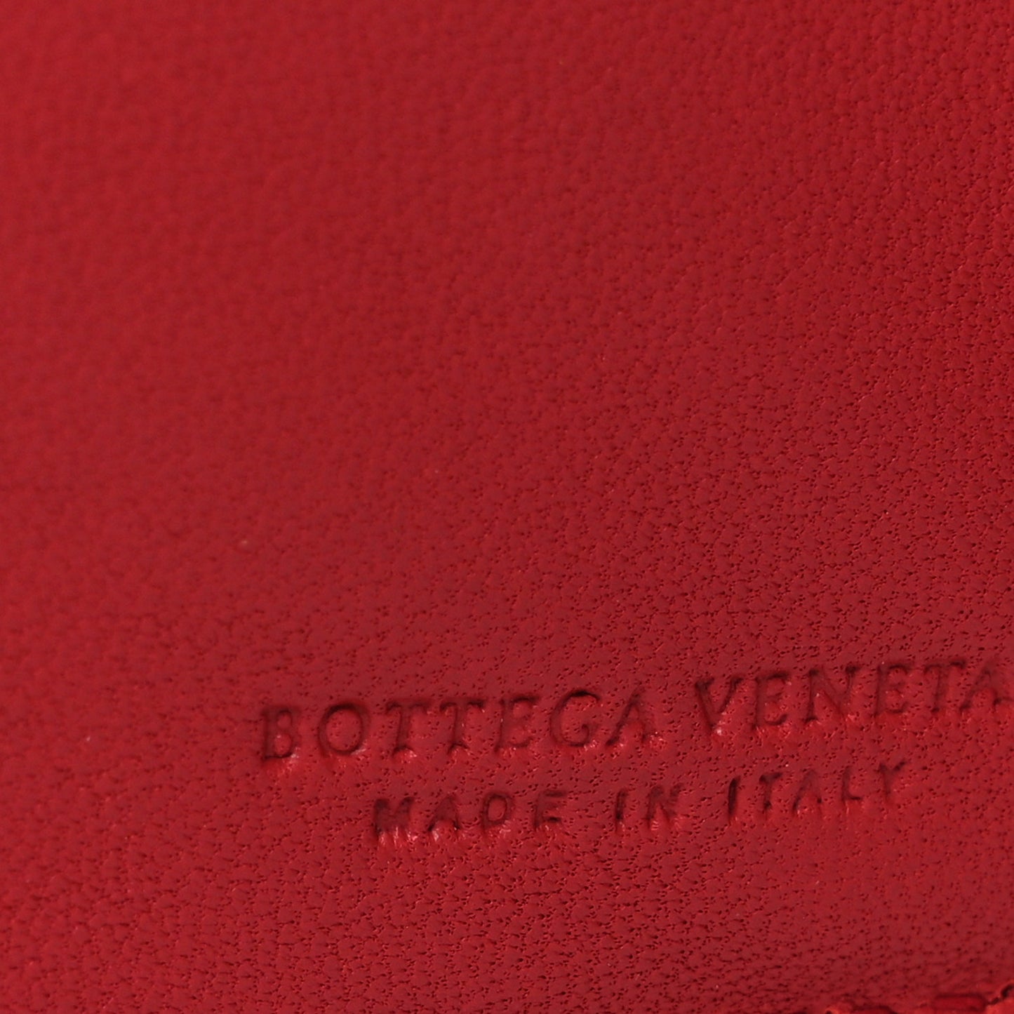 Nappa Intrecciato Continental Wallet Red