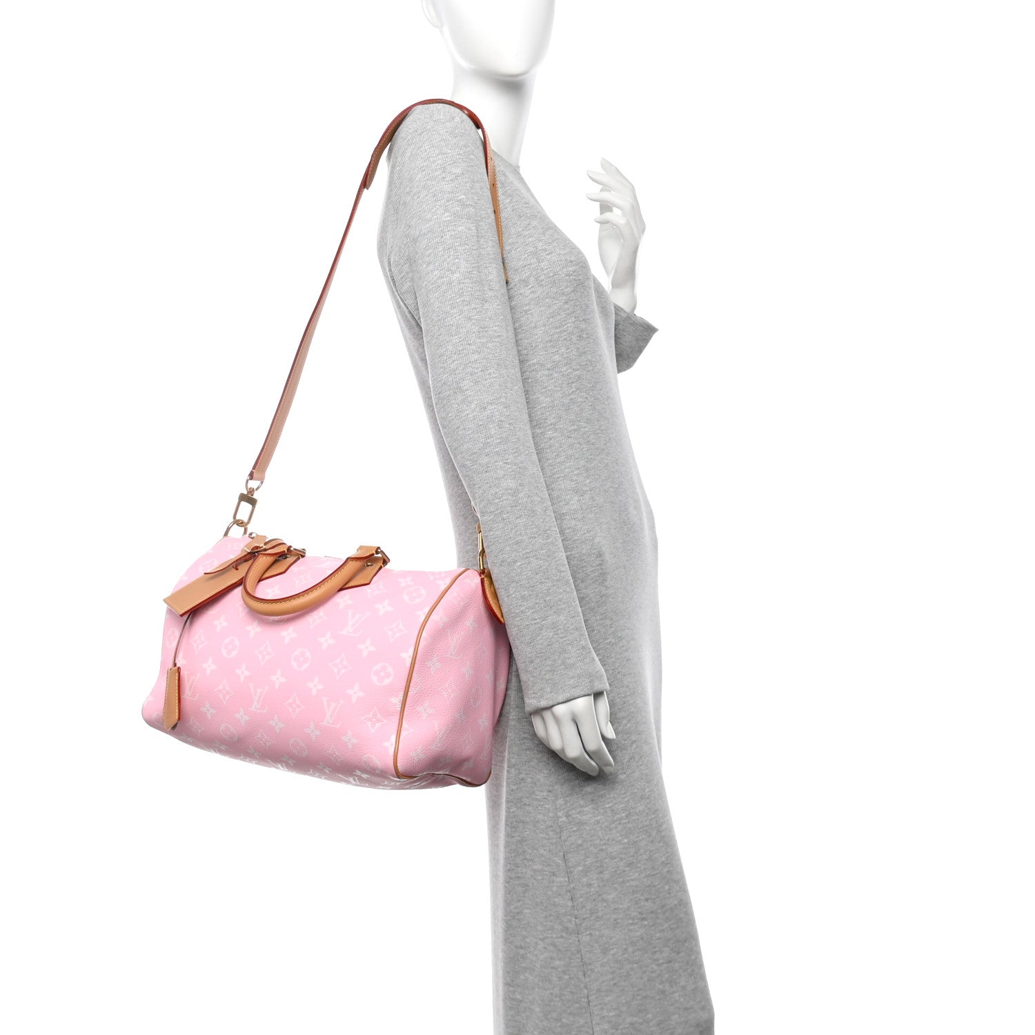 Louis Vuitton Calfskin Monogram Speedy P9 Bandouliere 30 Candy 2 of 10