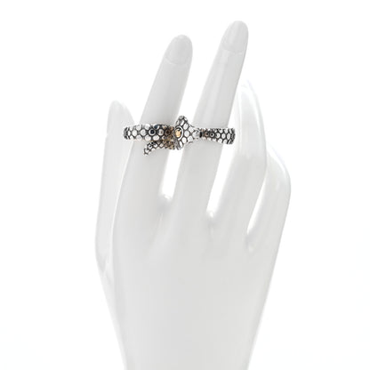 John Hardy Sterling Silver 18K Yellow Gold Cobra Legends Knuckle Ring 54 7 2 of 5