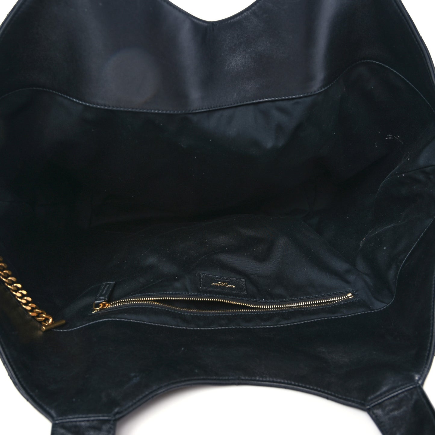 Lambskin Quilted Maxi Icare Shopping Tote Black