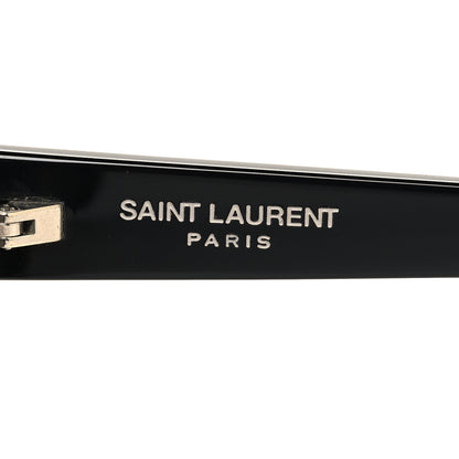 Saint Laurent Acetate Mica Cat Eye Sunglasses SL 276 Black 6 of 8