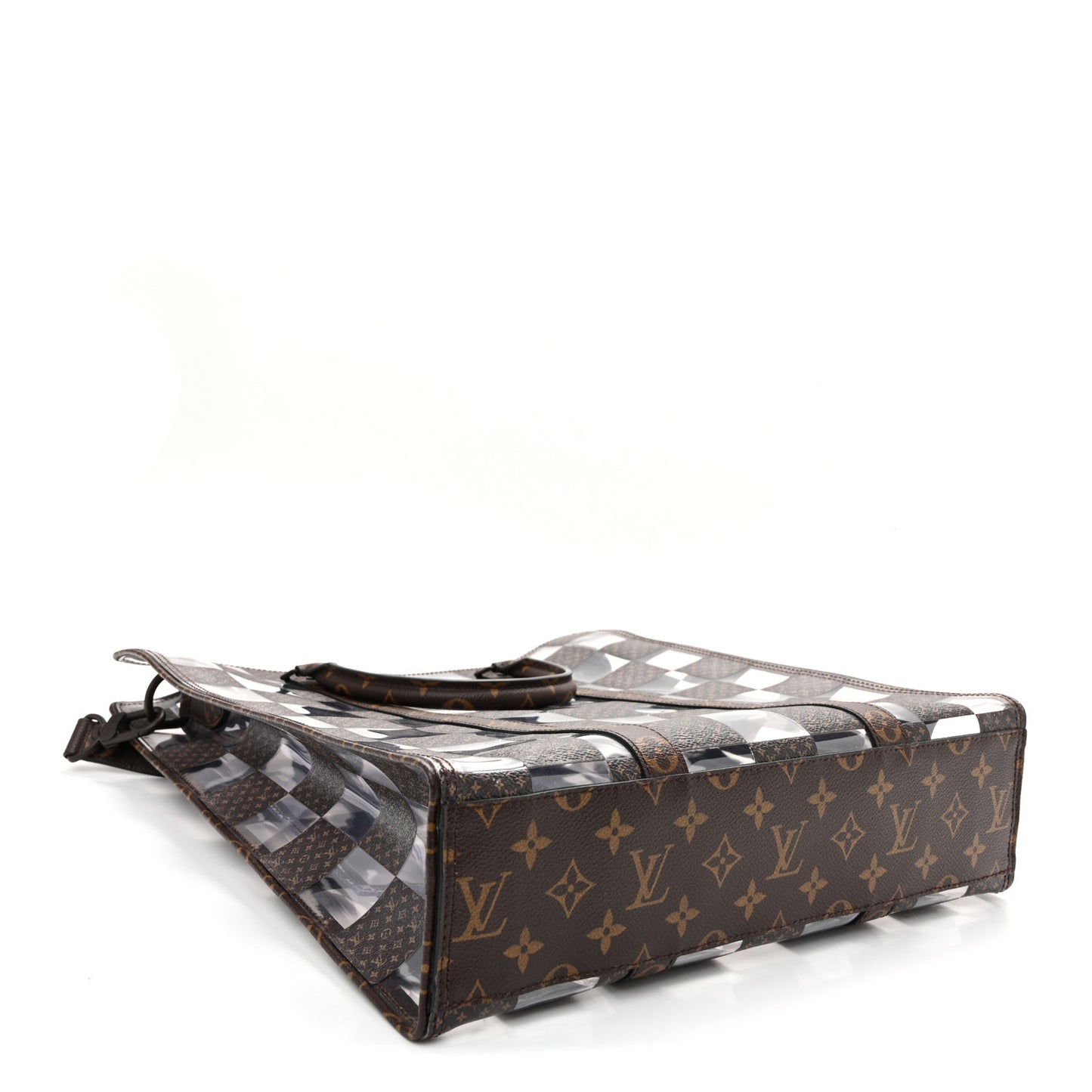 PVC Monogram Chess Sac Plat
