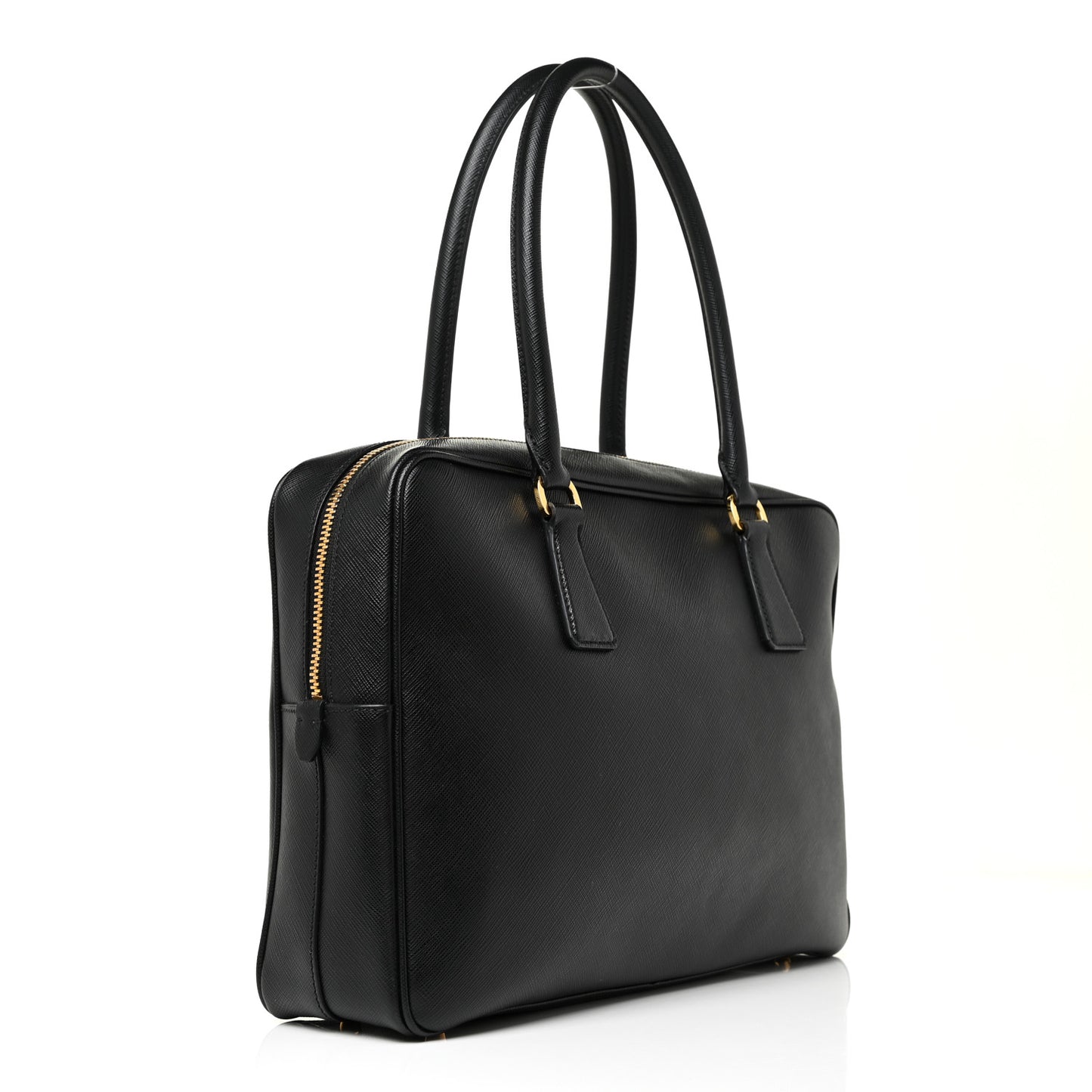 Saffiano Lux Bauletto Black