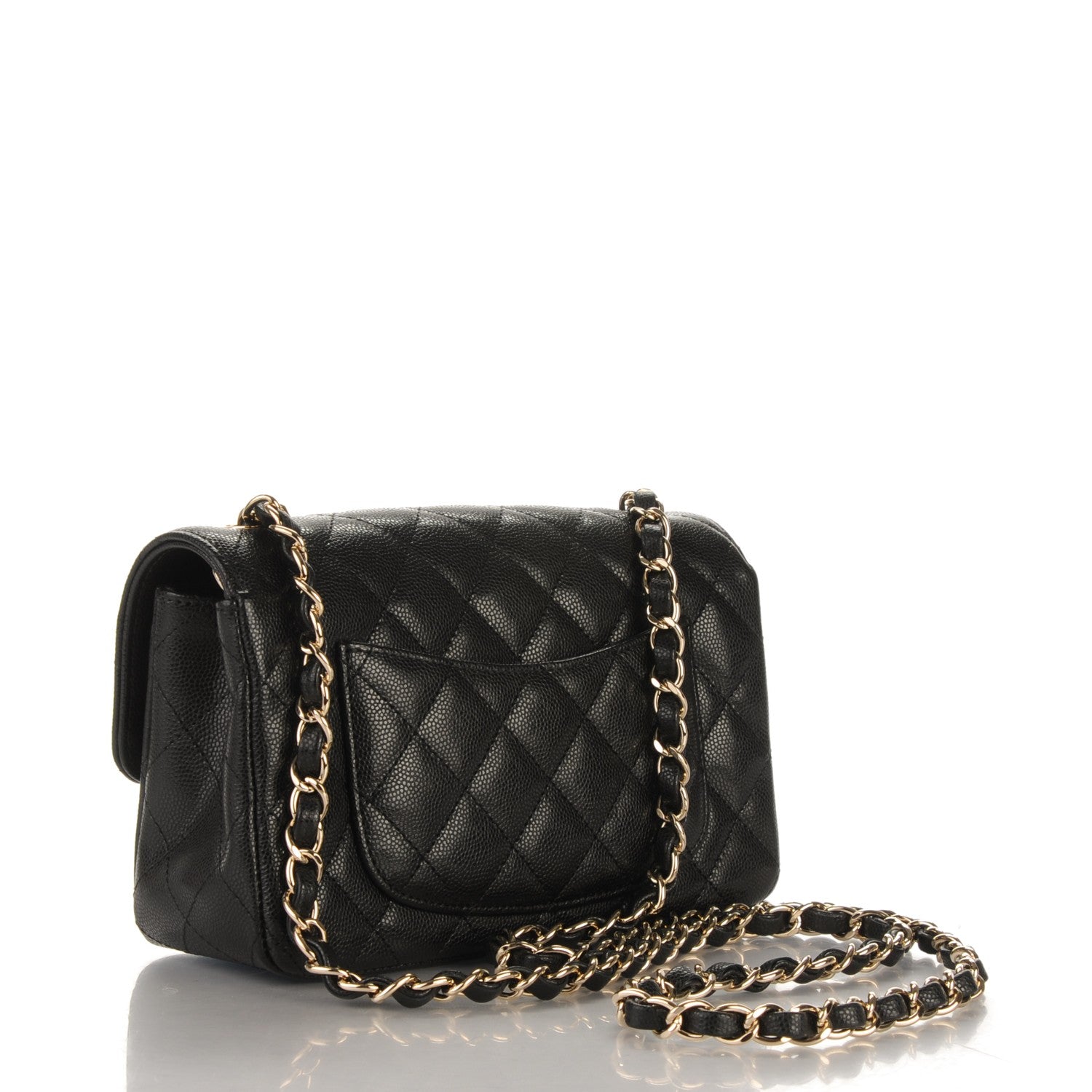 Chanel Caviar Quilted Mini Rectangular Flap Black 3 of 8