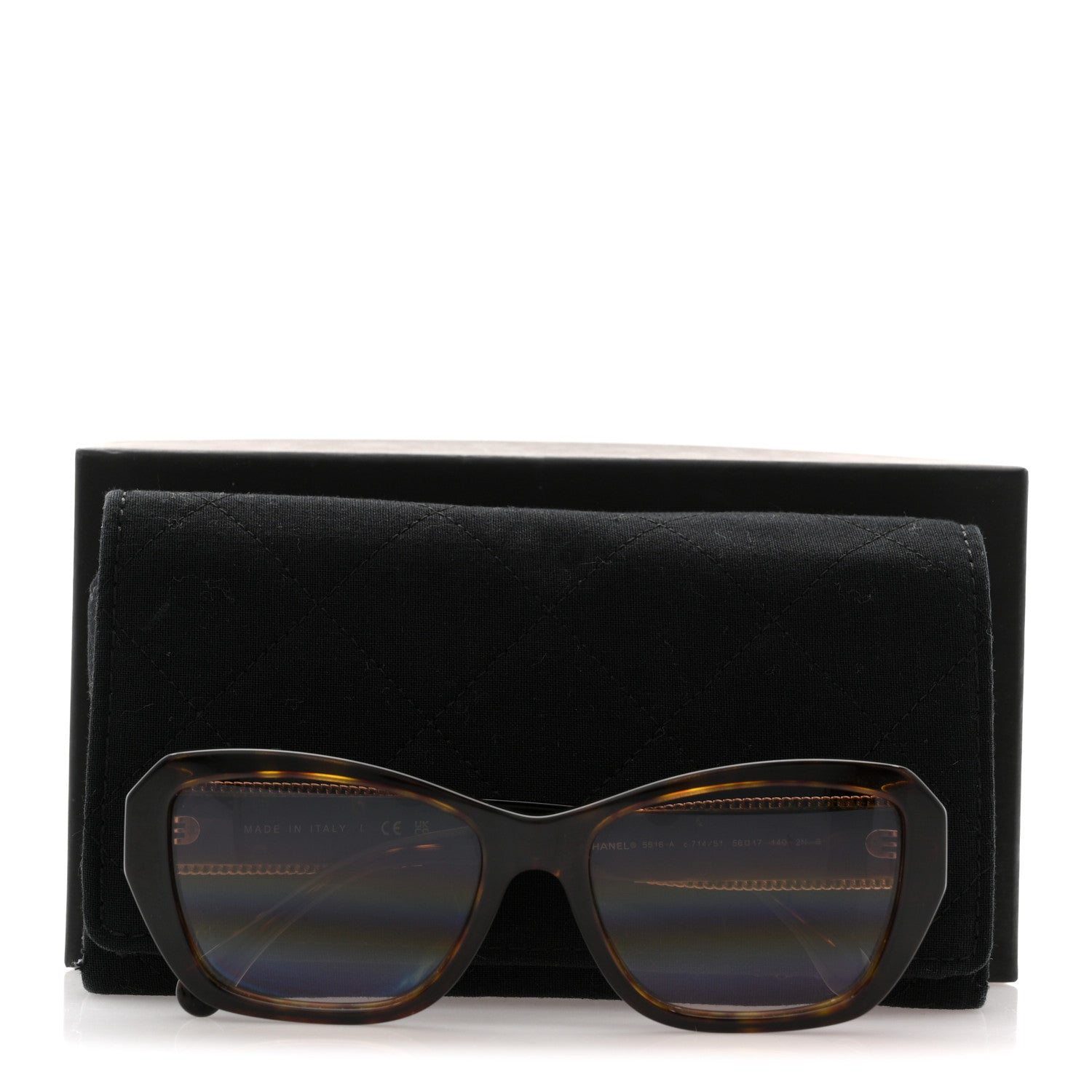 Chanel Acetate CC Sunglasses 5516-A Tortoise 10 of 10