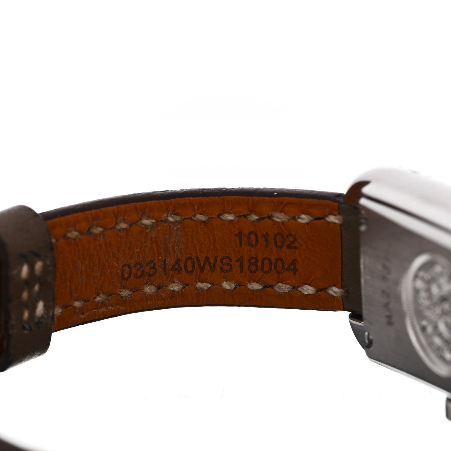 Hermes Stainless Steel Swift Diamond 17mm Nantucket Jete De