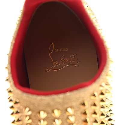 Christian Louboutin Neo Lame Spike Sock Donna Flat Sneakers 39.5 Gold 7 of 9