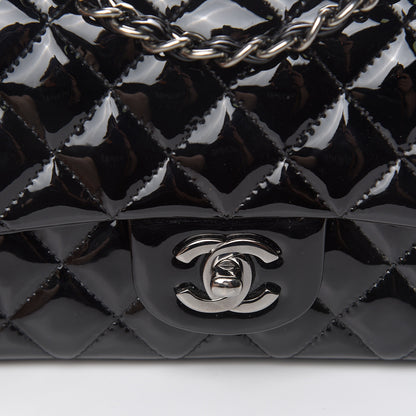 Chanel Patent Calfskin Quilted Mini Rectangular Flap Black 8 of 12