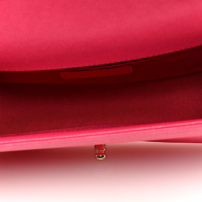 Chanel Caviar Quilted Medium Boy Flap Dark Pink 5 of 10