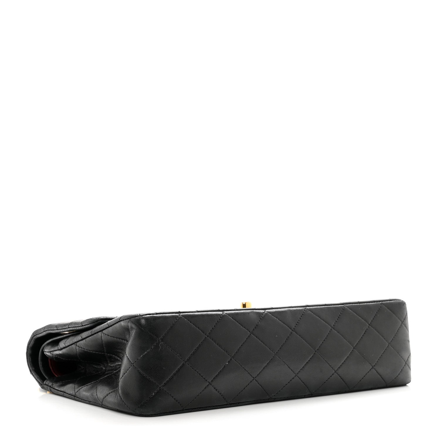 Chanel Lambskin Quilted Medium Double Flap Black 5 of 13
