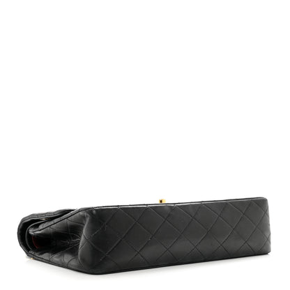 Chanel Lambskin Quilted Medium Double Flap Black 5 of 13