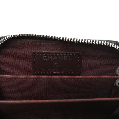 Chanel Caviar Quilted Zip Coin Purse Black 6 of 7