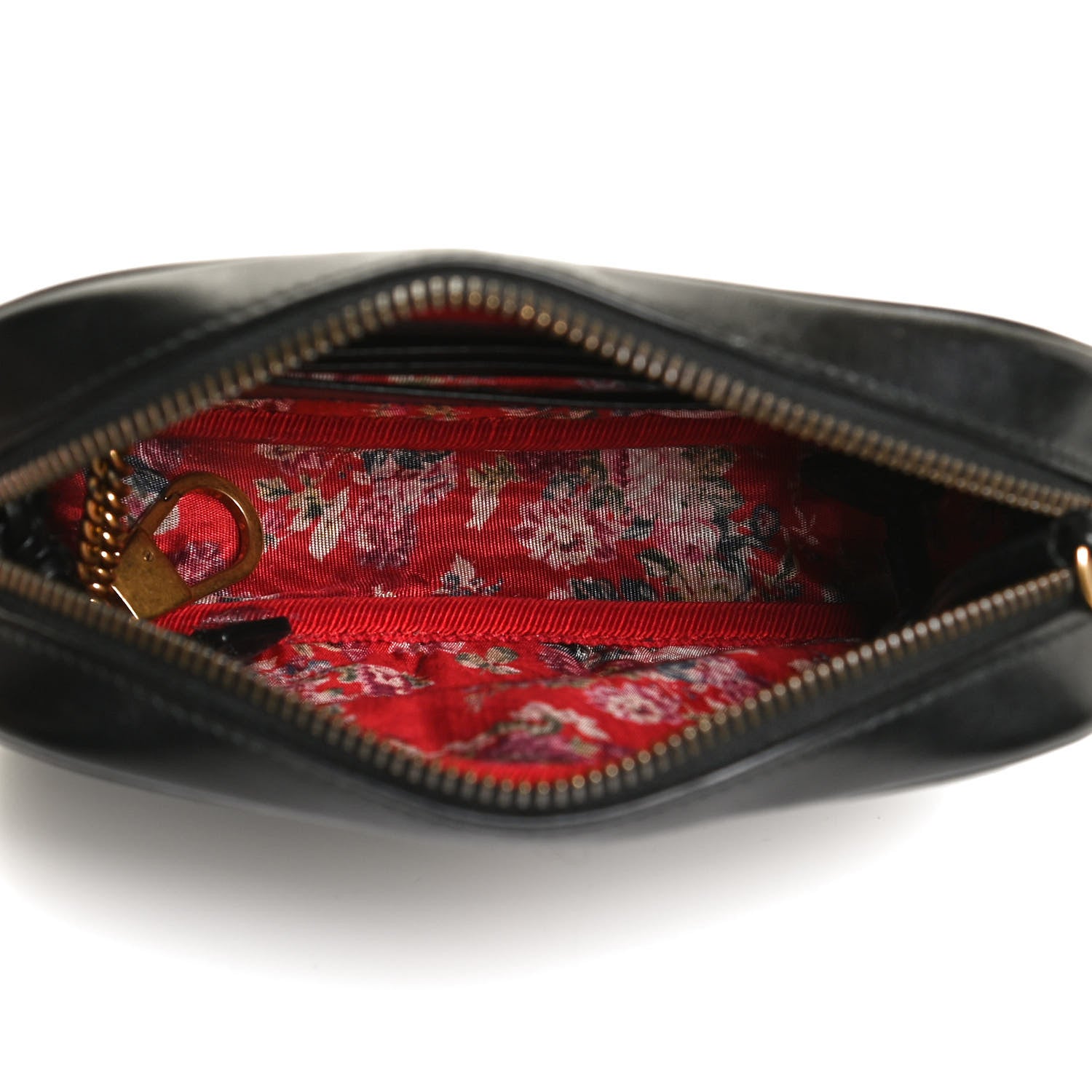 Gucci Calfskin Trapuntata Web Mini GG Shoulder Bag Black 5 of 12