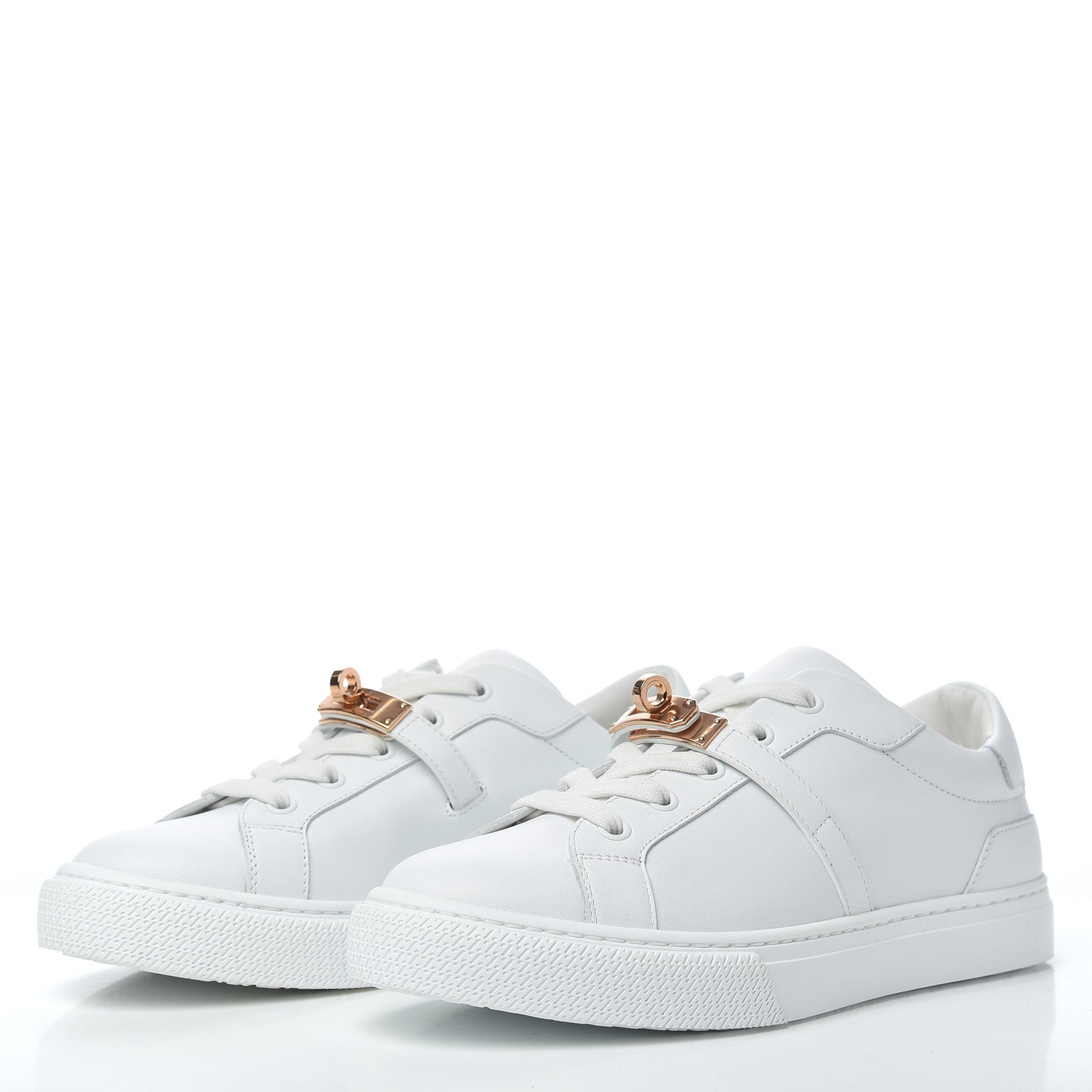 Hermes Calfskin Day Sneakers 36 White 3 of 8
