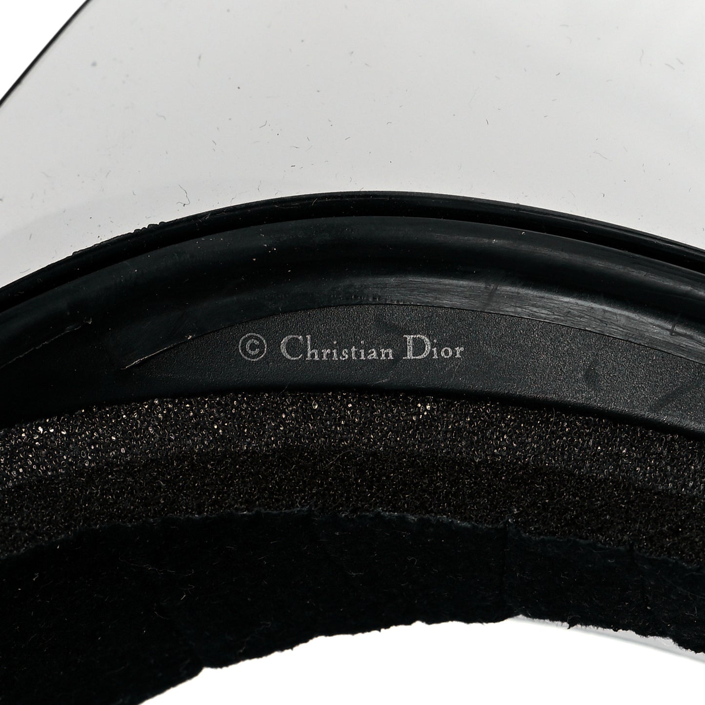Mirrored DiorClub1 Sun Visor Black