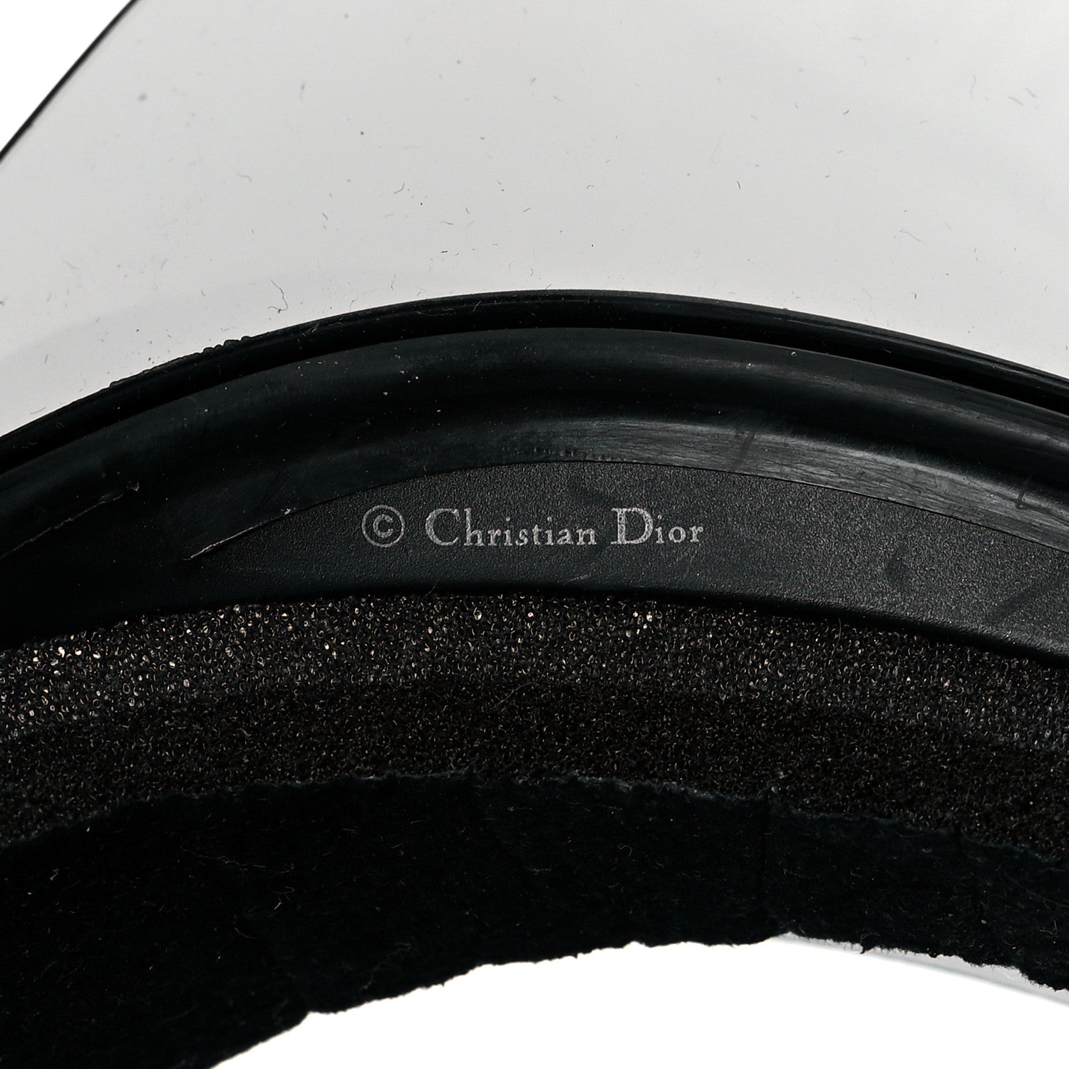 Christian Dior Mirrored DiorClub1 Sun Visor Black 6 of 7