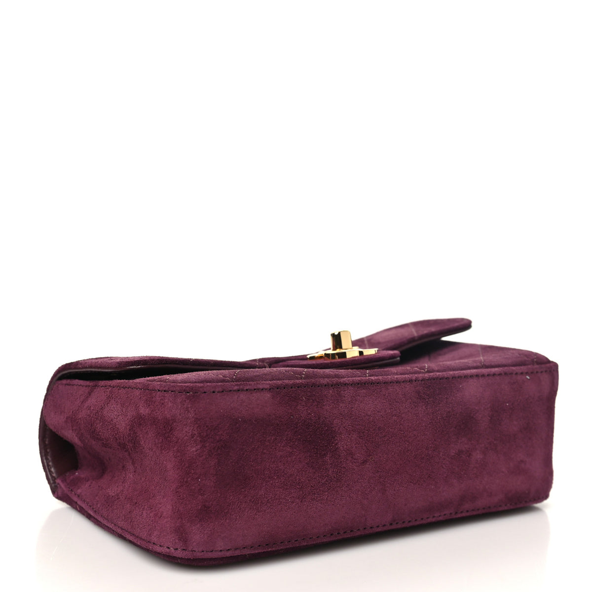 Chanel Suede Calfskin Mini Souplissimo Flap Burgundy 4 of 11
