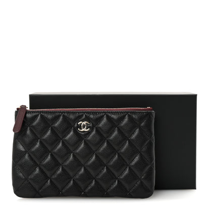 Chanel Caviar Quilted Cosmetic Case Black 8 of 8