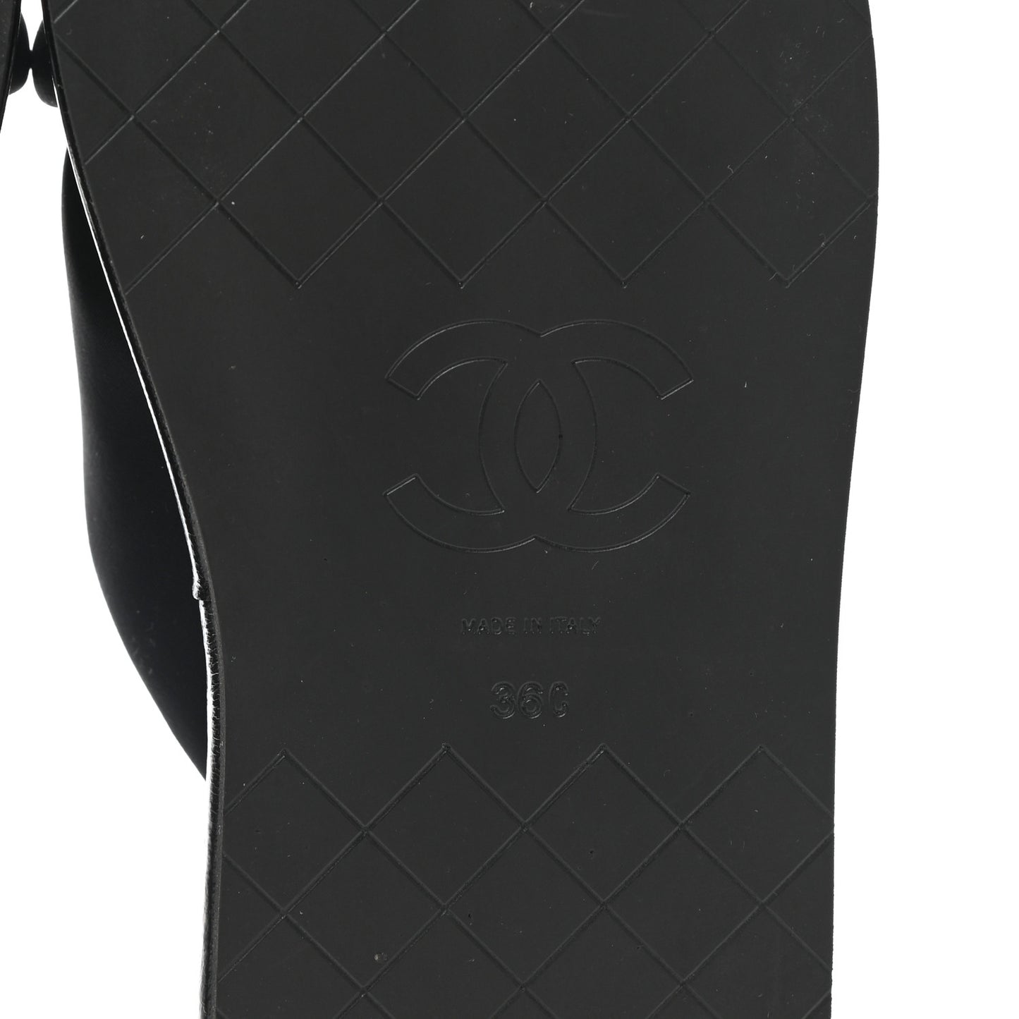Fabric CC Mules Sandals 36 Black