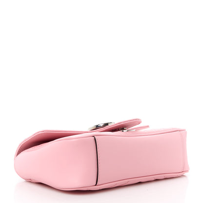 Gucci Calfskin Matelasse Mini GG Marmont Shoulder Bag Wild Rose 4 of 12