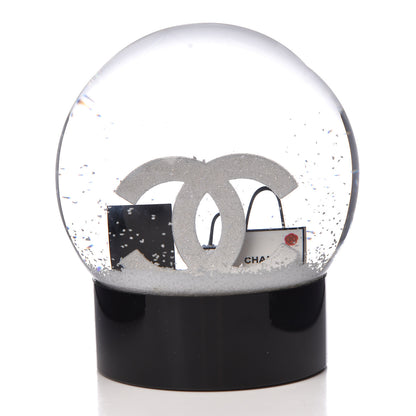Chanel Glass CC Shopping Bag Snow Globe 3 of 3