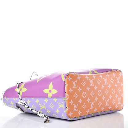 Louis Vuitton Monogram Giant Neverfull MM Pink Lilac 4 of 10