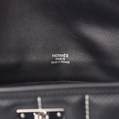 Hermes Veau Swift Mini Sac Berline Black 8 of 10