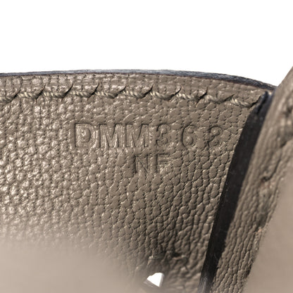 Hermes Togo Birkin 30 Gris Asphalte 29 of 36