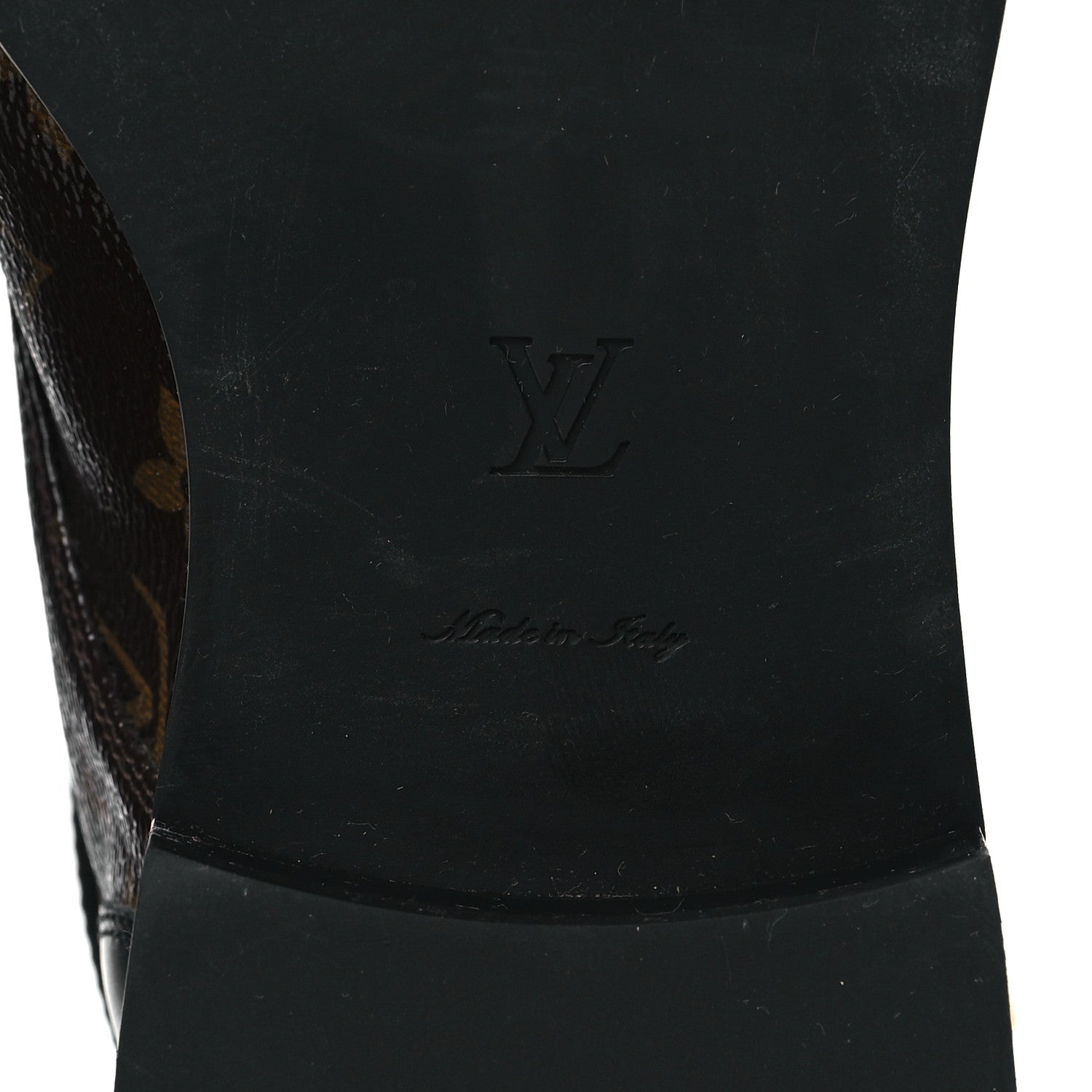 Louis Vuitton Calfskin Monogram Wonderland Flat Ranger Boots 39 Black 6 of 8