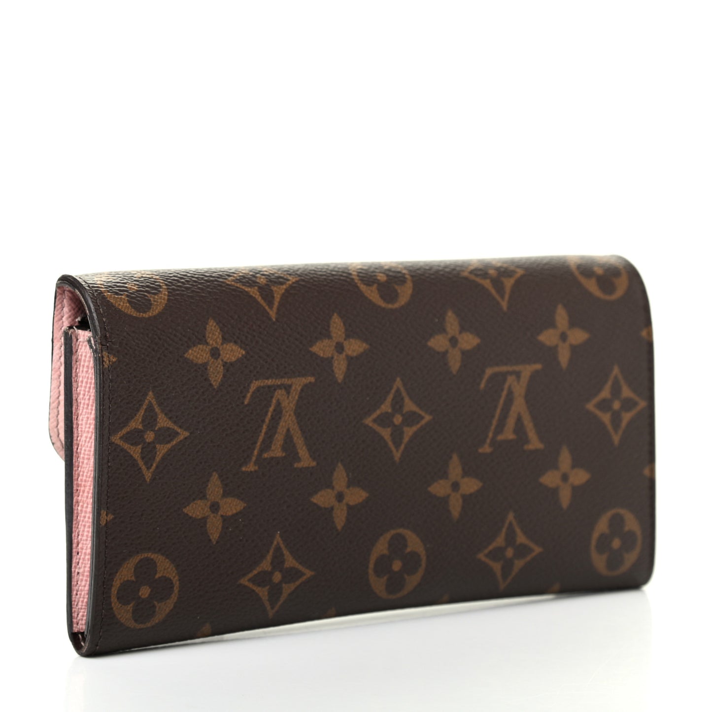 Monogram Emilie Wallet Rose Ballerine