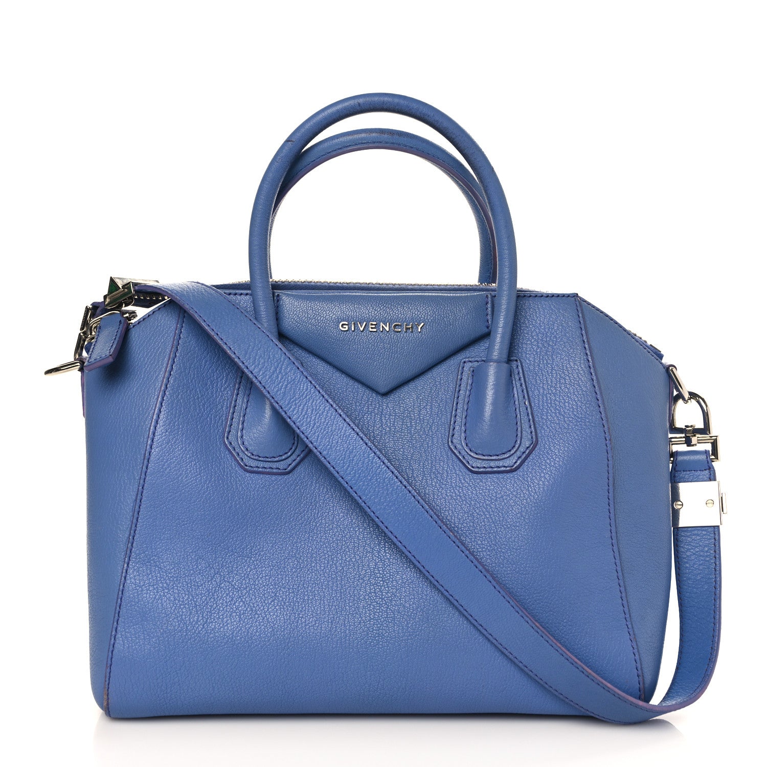 Givenchy Sugar Goatskin Small Antigona Blue 1 of 13