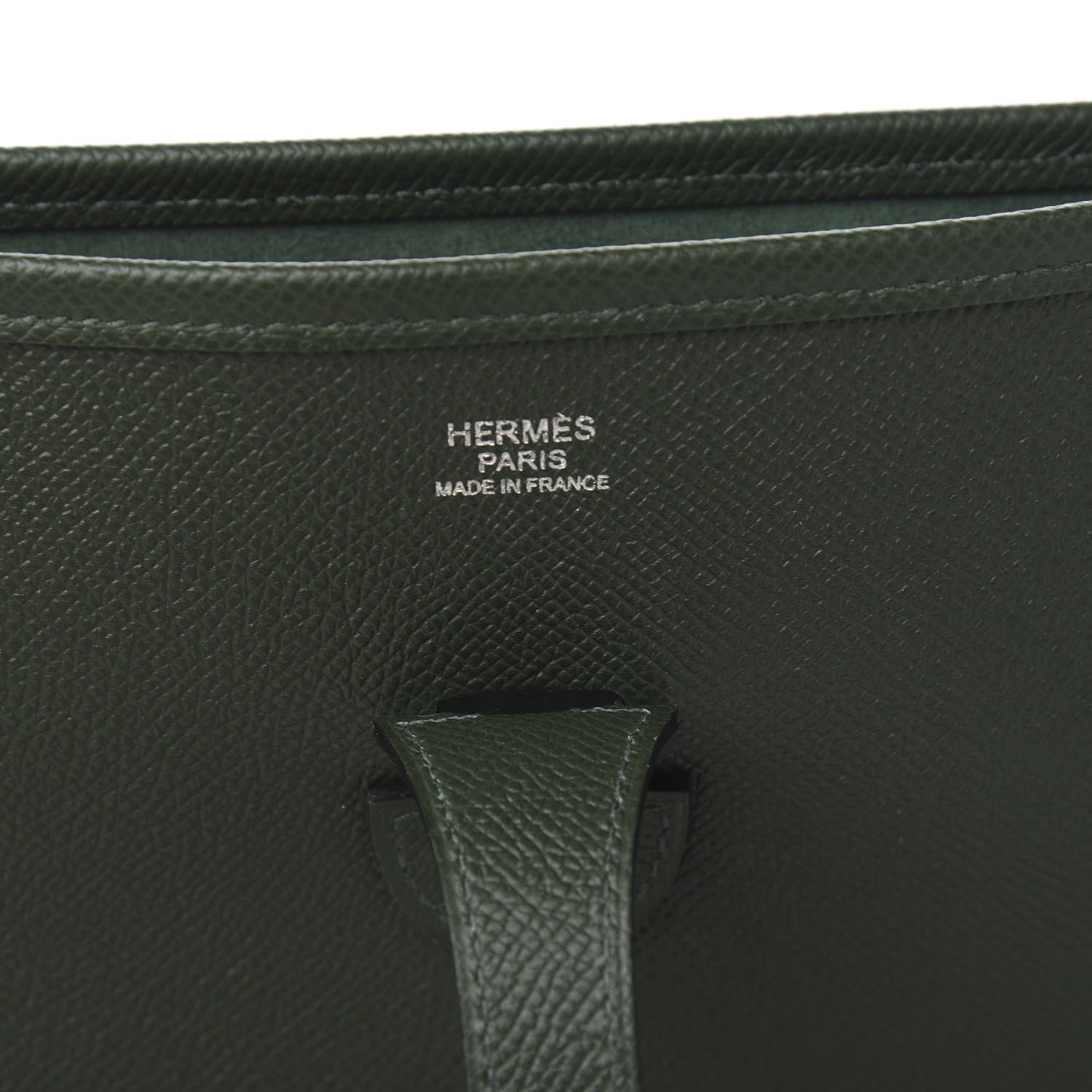 Hermes Epsom Evelyne III PM Vert Anglais 5 of 10