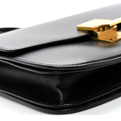 Celine Box Calfskin Medium Classic Box Flap Bag Black 9 of 12