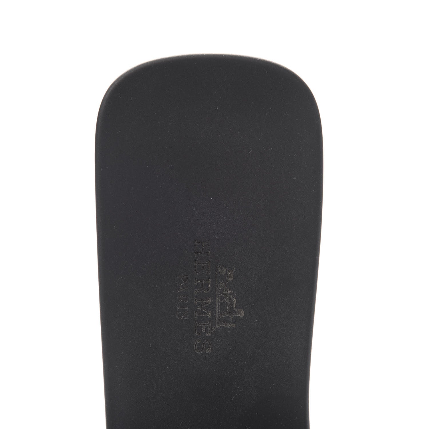 Hermes Rubber Aloha Sandals 40 Black 6 of 8
