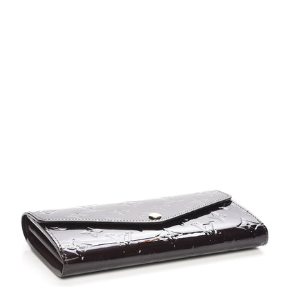 Louis Vuitton Vernis Sarah Wallet NM Amarante 4 of 7