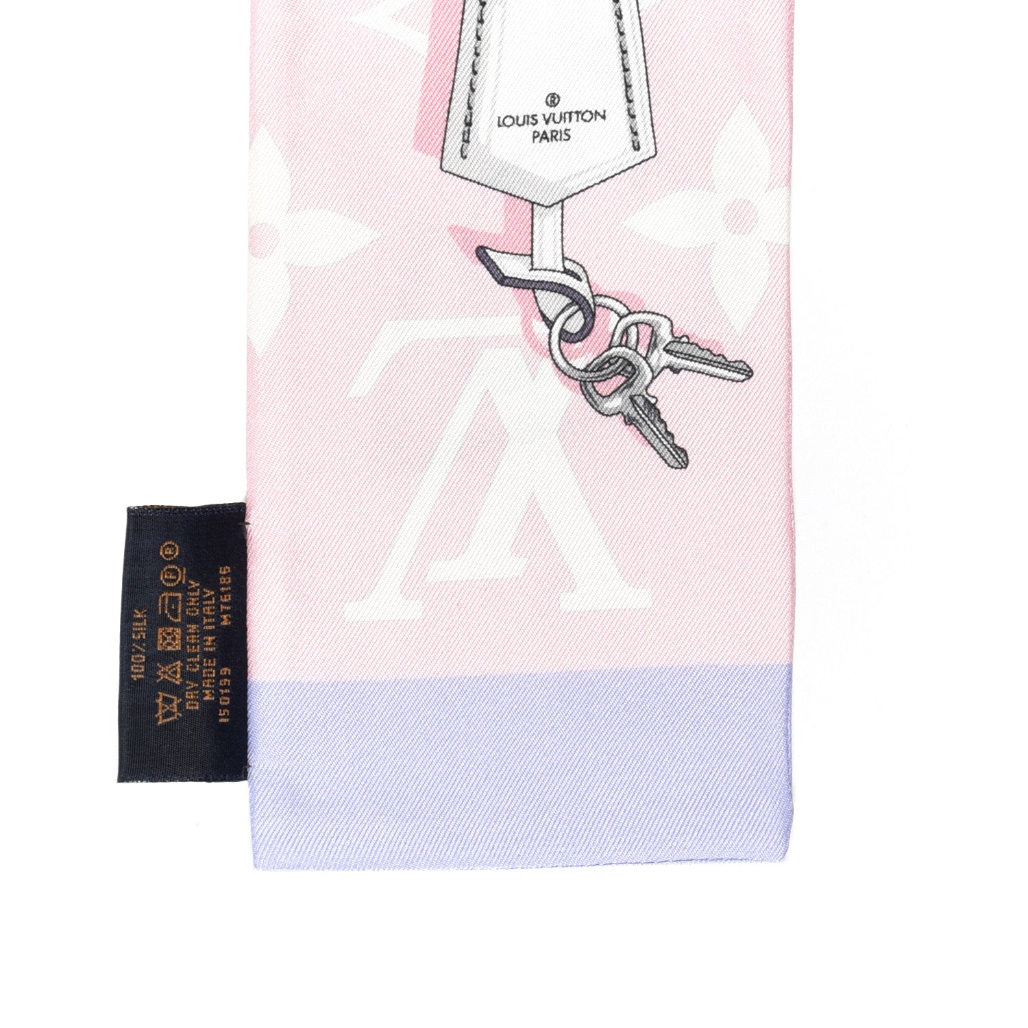 Louis Vuitton Silk Monogram Escale Confidential Bandeau Pink 4 of 4