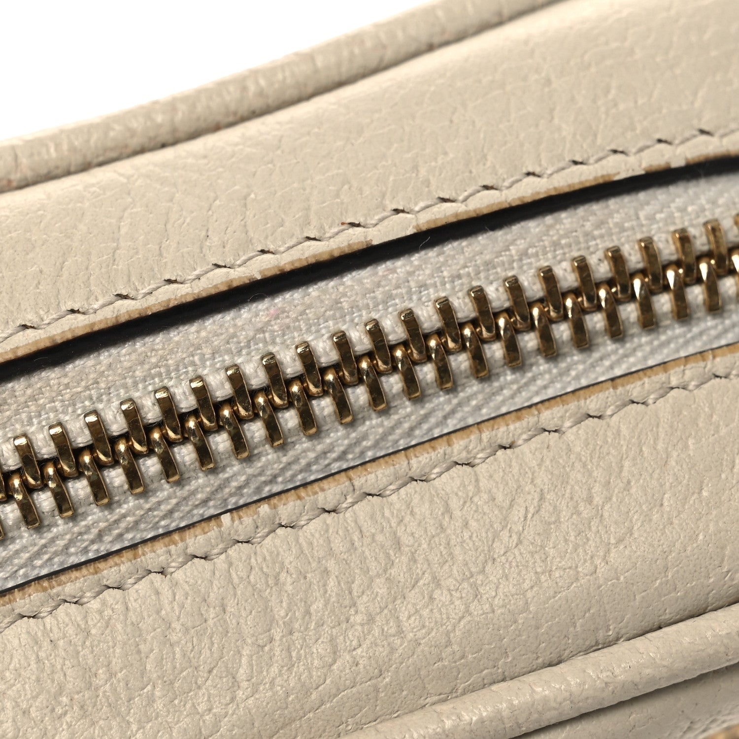 Gucci Textured Dollar Calfskin Web Mini Ophidia Shoulder Bag Mystic White 13 of 14