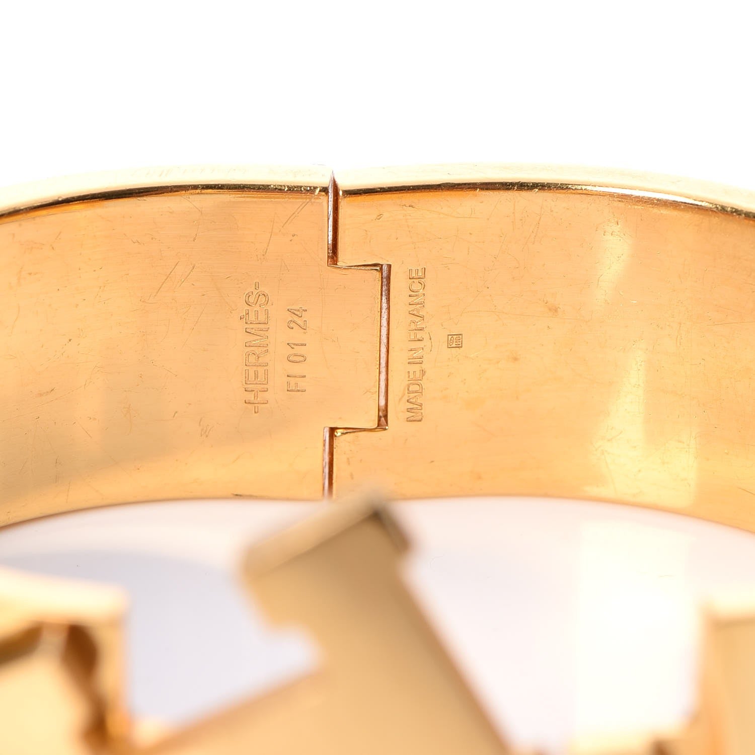 Hermes Enamel Wide Clic Clac H Bracelet PM Black 5 of 6