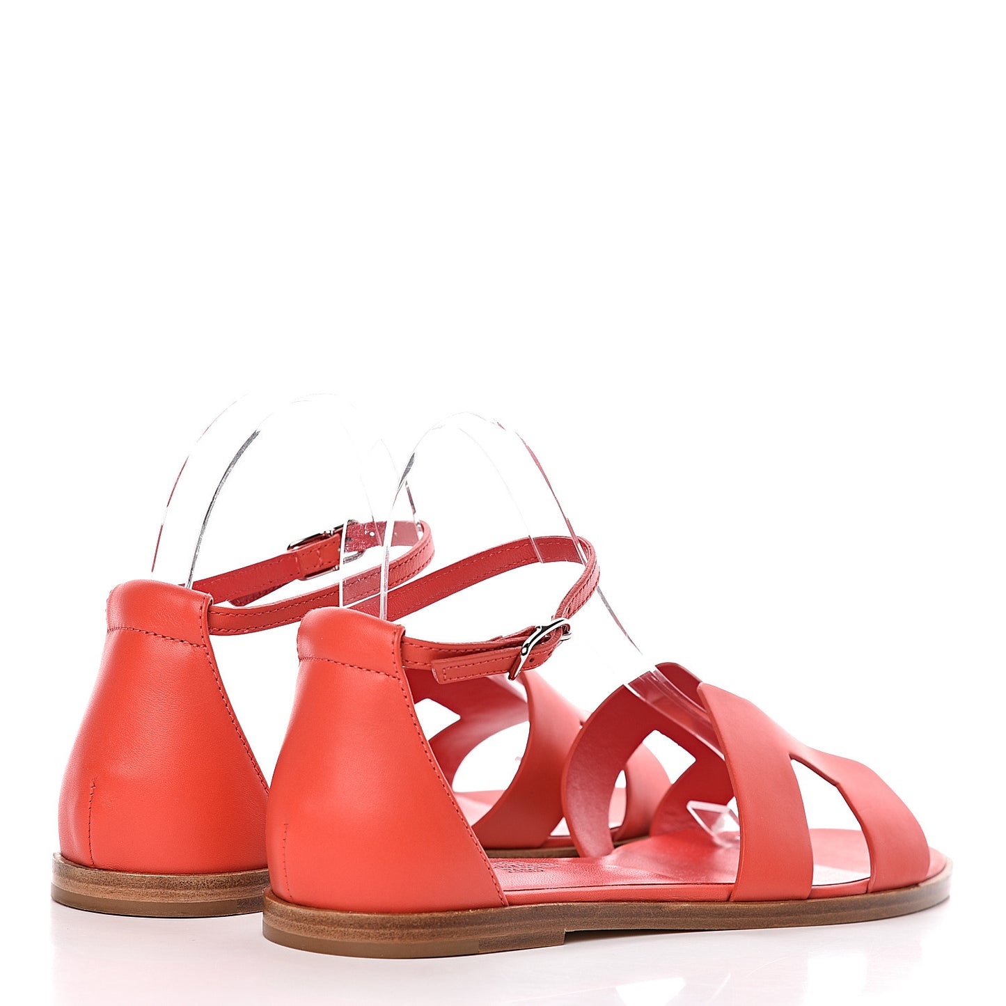 Calfskin Santorini Sandals 36 Pavot