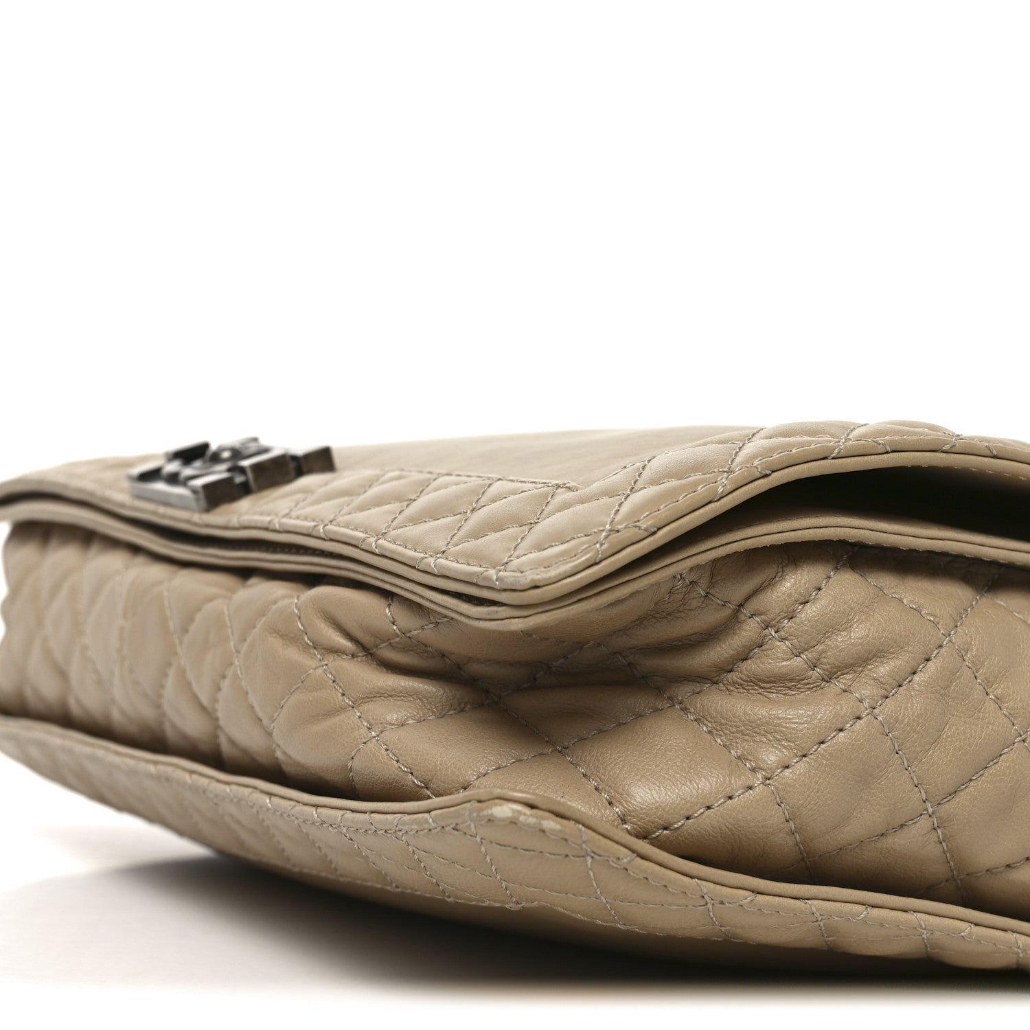 Chanel Calfskin Large Boy Reverso Flap Beige 1837598 – FASHIONPHILE