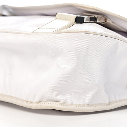 Gucci Imprime Monogram Medium Double Buckle Flap Messenger Bag White 12 of 16