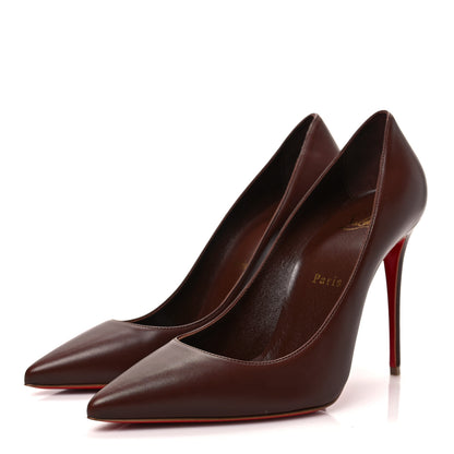 Christian Louboutin Nappa Kate 100 Pumps 38.5 Nude 7 3 of 8