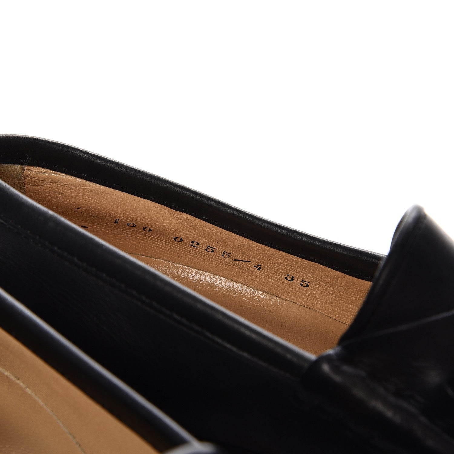 Gucci Calfskin Horsebit Loafers 35 Black 7 of 14