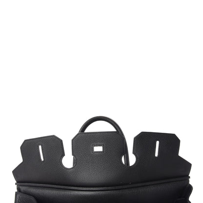 Hermes Taurillon Clemence Birkin 35 Black 15 of 37