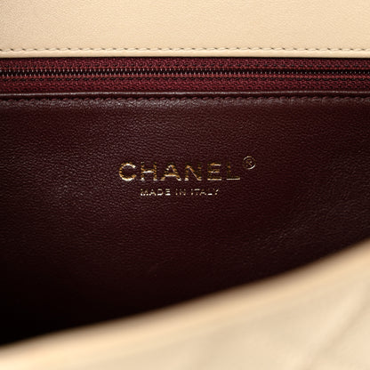 Chanel Caviar Quilted Medium CC Filigree Flap Beige 7 of 12