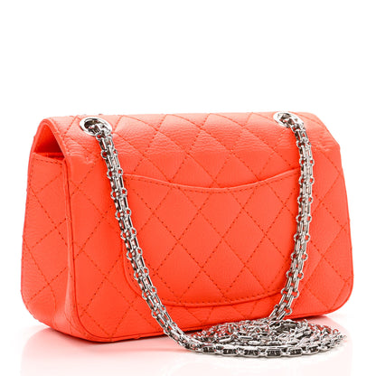 Chanel Goatskin Quilted 2.55 Reissue Mini Flap Orange 3 of 11