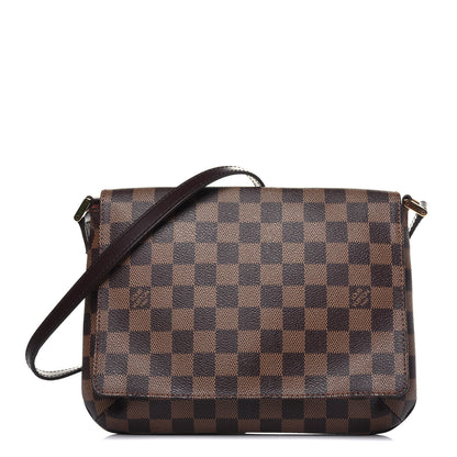 Louis Vuitton Damier Ebene Musette Tango Long Strap 1 of 15