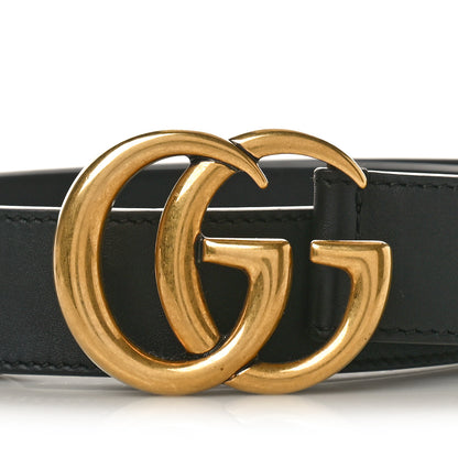 Gucci Calfskin Double G 30mm Belt 75 30 Black 11 of 12