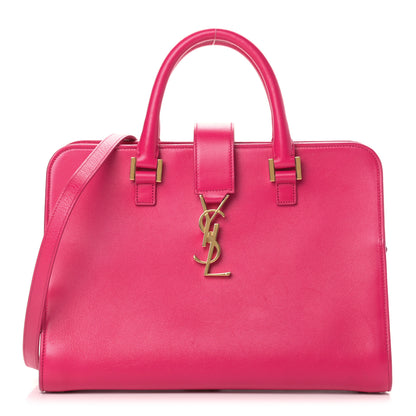 Saint Laurent Calfskin Small Monogram Cabas Fuchsia 1 of 16